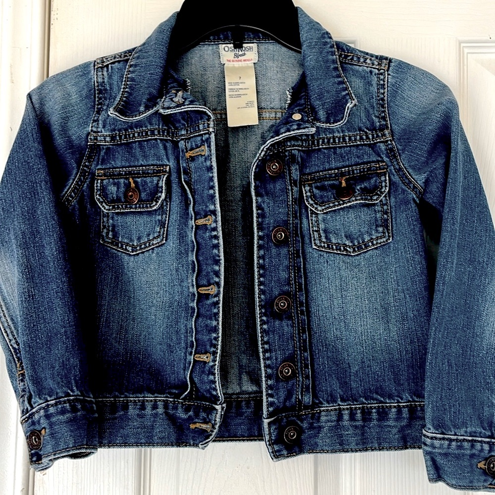 Oshkosh Girls Denim jacket Sz 7